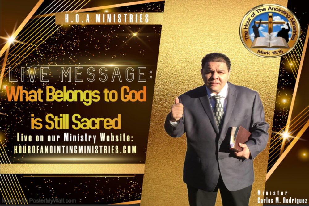 What Belongs to God is Still Sacred Image
