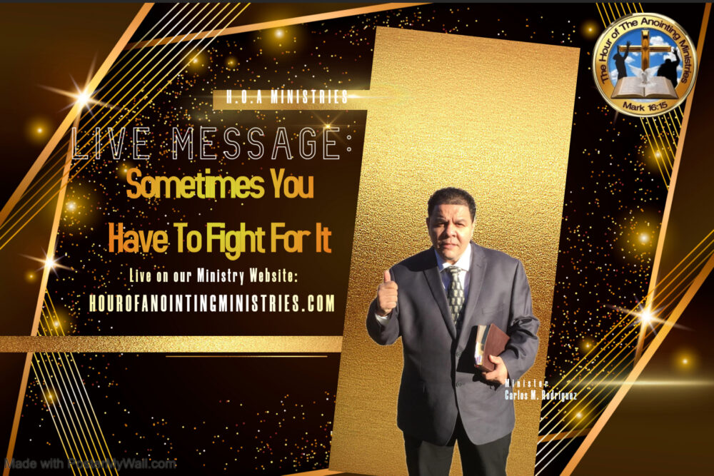 Sometimes you have to fight for it Image